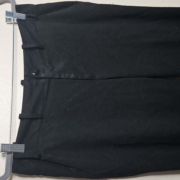 RALPH Lauren Sanderson Black Flat Front Pants Size 10 GUC - Picture 2 of 7